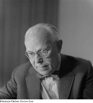 Porträt Prof. Heinz Bongartz, Nationalpreisträger der DDR