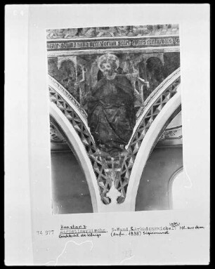 Geschichte des Augustinerordens (Triforienzone), Thronende Herrscher oder Heilige (Arkadenzone)
