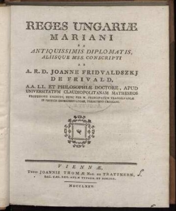Reges Ungariæ Mariani