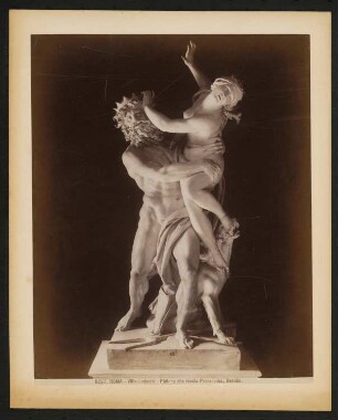 Der Raub der Proserpina, Villa Ludovisi, Rom: Ansicht der Skulptur von Bernini