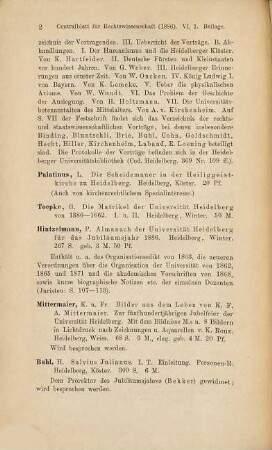 Zentralblatt für Rechtswissenschaft : Monatsschrift des Internationalen Institutes für Bibliographie der Rechtswissenschaft e.V.. 6. 1886/87