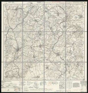 Meßtischblatt 5537 : Gefell (Münchenreuth), 1939 : Gefell (Münchenreuth). - Aufgen. 1908, hrsg. 1910, bericht. 1922, preuß. - 1:25000. - Leipzig, 1939. - 1 Kt.