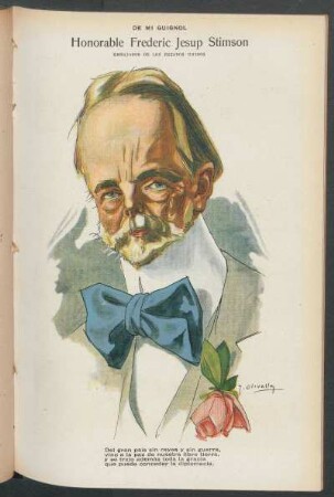 Honorable Frederic Jesup Stimson, Embajador de los Estados Unidos - [Caricatura] : De mi Guignol