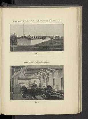 Gesammtansicht der Versuchs-Station des Norddeutschen Lloyd zu Bremerhaven.