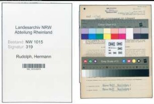 Entnazifizierung Hermann Rudolph , geb. 03.11.1898 (Buchhalter)
