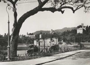 Italienische Riviera. Itallien. Blick auf Portofino