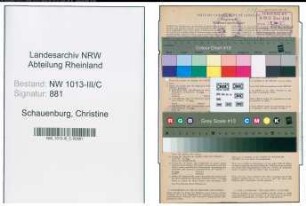 Entnazifizierung Christine Schauenburg , geb. 10.09.1898 (Schneiderin)