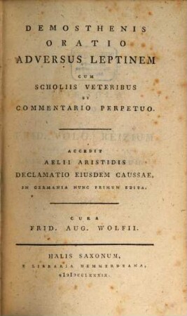 Oratio adversus Leptinem