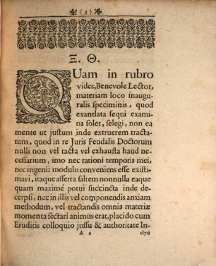 Diss. iur. inaug. de refutatione feudorum