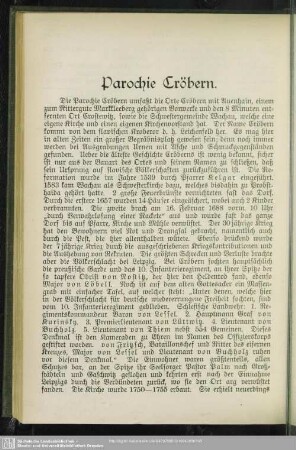 Parochie Cröbern