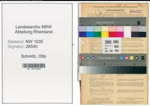 Entnazifizierung Otto Schmitz , geb. 28.08.1901 (Bergbauangestellter)