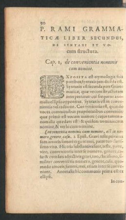 Cap. 1, de convenientia nominis cum nomine.