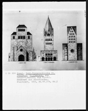 Soest, Stiftskirche Sankt Patroklus, Aufriss