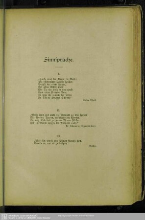 Sinnsprüche