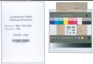 Entnazifizierung Jose Fischer , geb. 23.06.1906 (Verw.Angestellter)