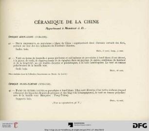 Cèramique De La Chine  (Nr. 40-51)