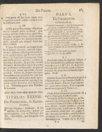 Titulus XXXVIII. De Poenitentiis, & Remissionibus