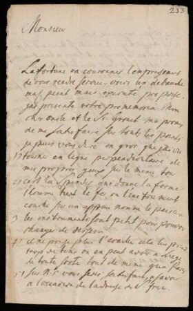 Brief von [...] Veltheim an seinen Onkel Johann Friedrich von Uffenbach, Spa, 18.9.1751