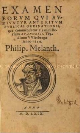 Examen eorum, qui audiuntur ante ritum publicae ordinationis (Examen der Kandidaten vor der öffentlichen Ordination)