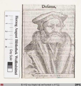 Bildnis Wolfgang Musculus (eig. Mäuslin)