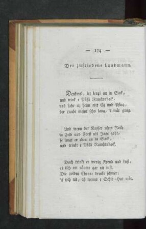 Der zufriedene Landmann