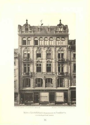 Tafel 89. Wohnhaus, Hohenheimerstrasse 87, Stuttgart. Architekten: Bihl & Wolz