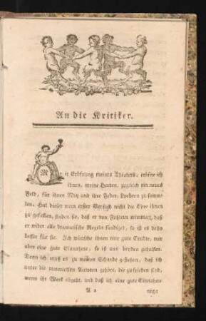 An die Kritiker