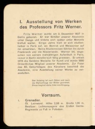 Vorraum.