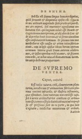 De Supremo Ventre.