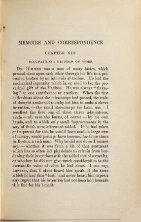 Life and Letters of Oliver Wendell Holmes : In Two Volumes, 2