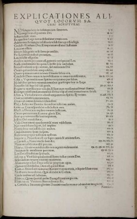 Explicationes Aliquot Locorum Sacrae Scripturae.