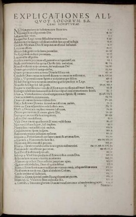 Explicationes Aliquot Locorum Sacrae Scripturae.