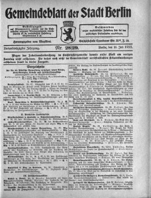 1922,28: Nr. 28/29, 16. Juli 1922