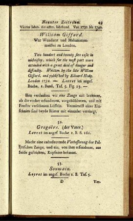 Neunter Zeitraum. Viertes Jahrz. des achtz. Jahrhund. Von 1730 bis 1740.