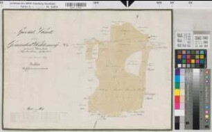 Bockum-Hövel (Hamm), Teilung der Waldemey Wormheide (Walmheide), Reinkarte