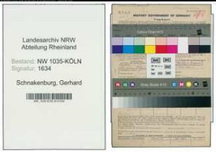 Entnazifizierung Gerhard Schnakenburg , geb. 03.05.1893 (Bergingenieur)