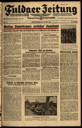 Ausgabe vom Samstag, den 04. Juli 1942.