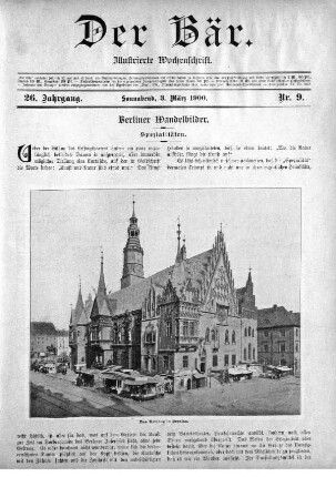Sonnabend, 3. März 1900 Nr, 9