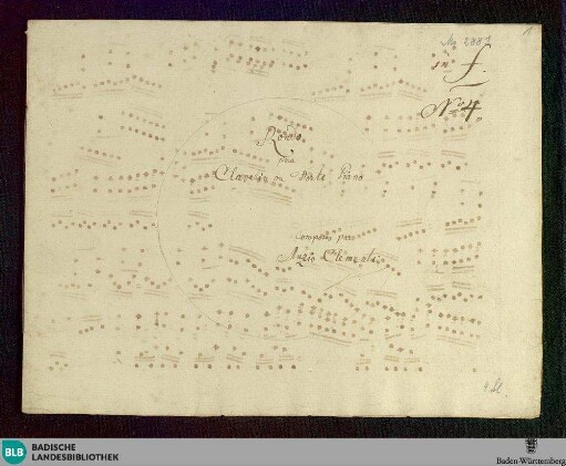 Sonatas. Excerpts - Don Mus.Ms. 288|1 : cemb; TysC 12/3/3