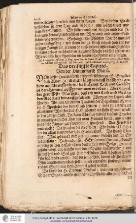Das dreissigste Capittel