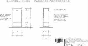 Jagstzell: Empfangsgebäude Fka Fahrkartenschrank