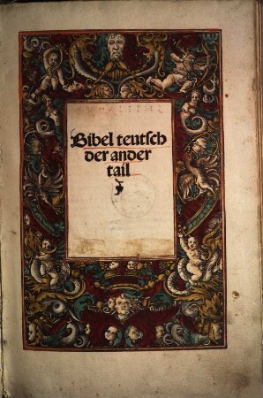 Bibel teütsch der ... tail, 2