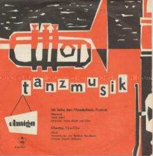 Platte mit Tanzmusik