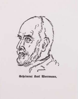 Prof. Dr. Karl Woermann, Direktor der Dresdner Gemäldegalerie von 1882-1910