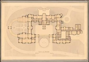 Schloss Bellevue, Berlin Erweiterung: Grundriss EG 1:200