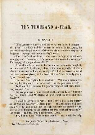 Ten thousand a - year : in 3 volumes, 2