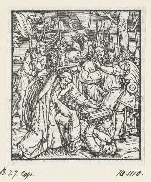Gefangennahme Christi, Blatt 11 der Folge "Passion"