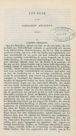 I. Algemeene beschrijving