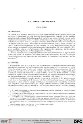 V. Bauphasen und Chronologie