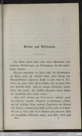 Strom- und Uferbauten